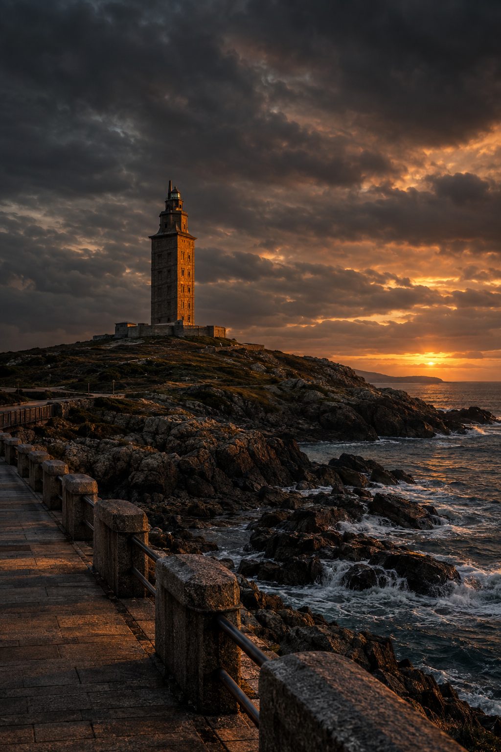 Torre de Hércules, A Coruña, sede del despacho Triumph Legal