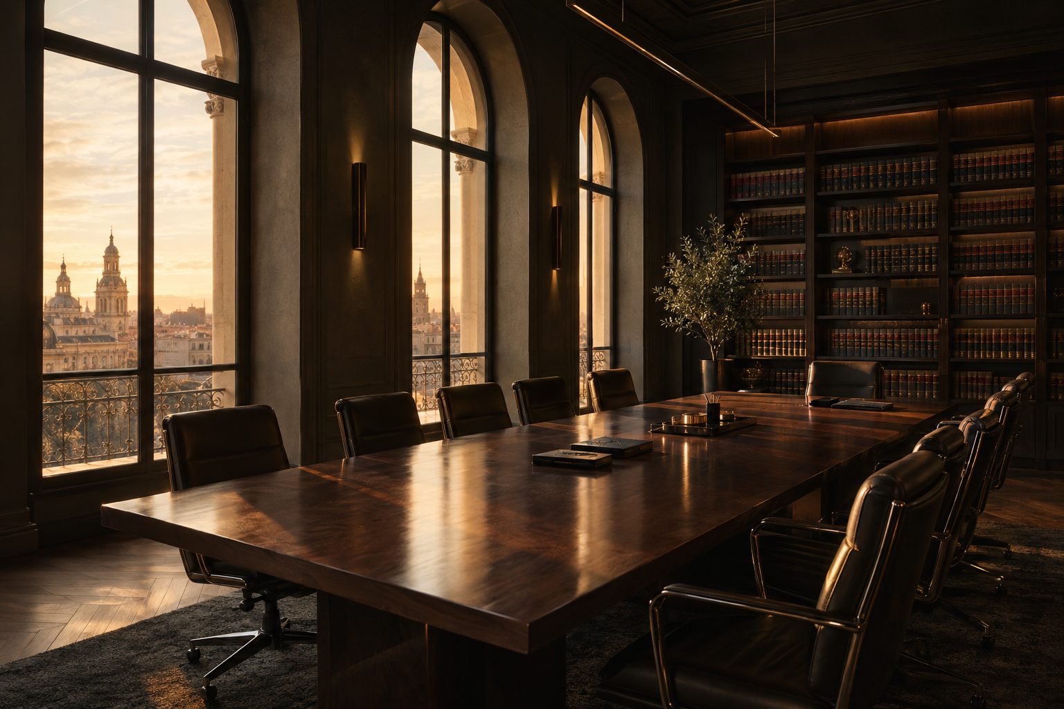 Sala de reuniones del despacho Triumph Legal en A Coruña